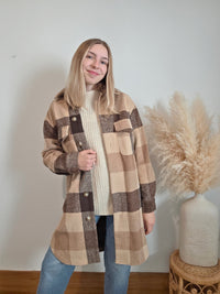 Polagram Checkered Shirt Jacket (S)