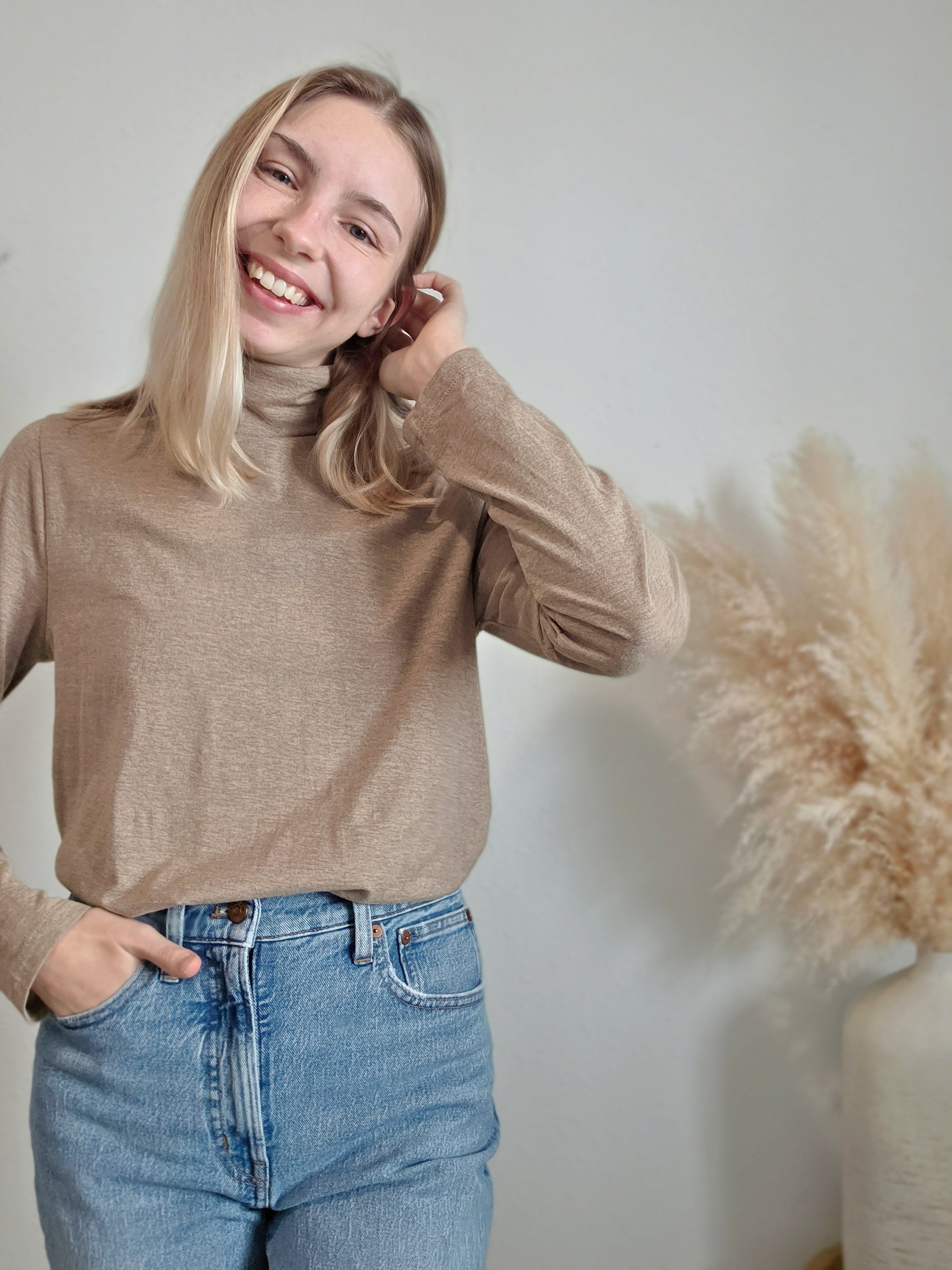 J.Crew Long Sleeve Turtleneck Top (M)