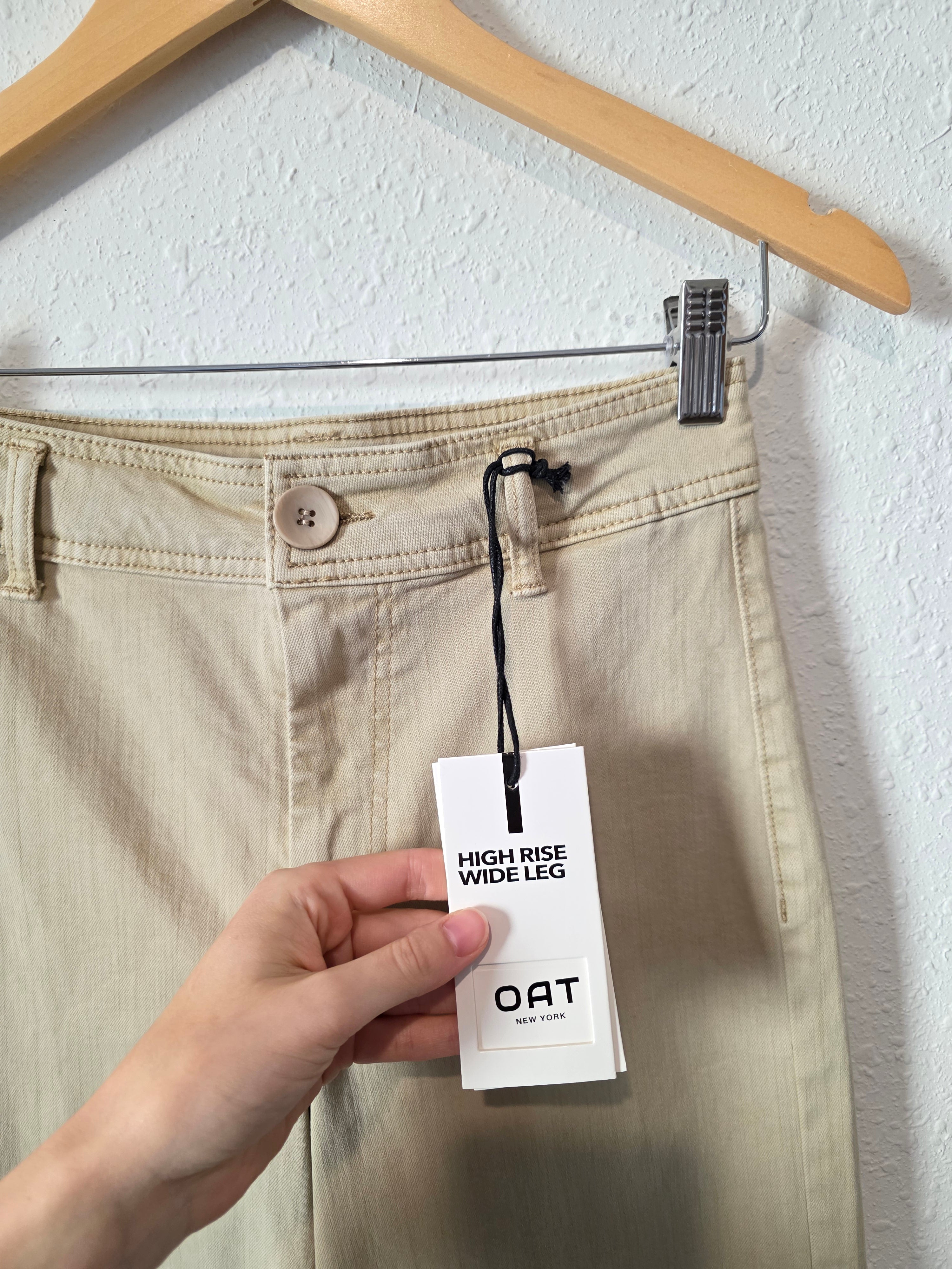 NEW Oat Neutral Wide Leg Jeans (2/26)