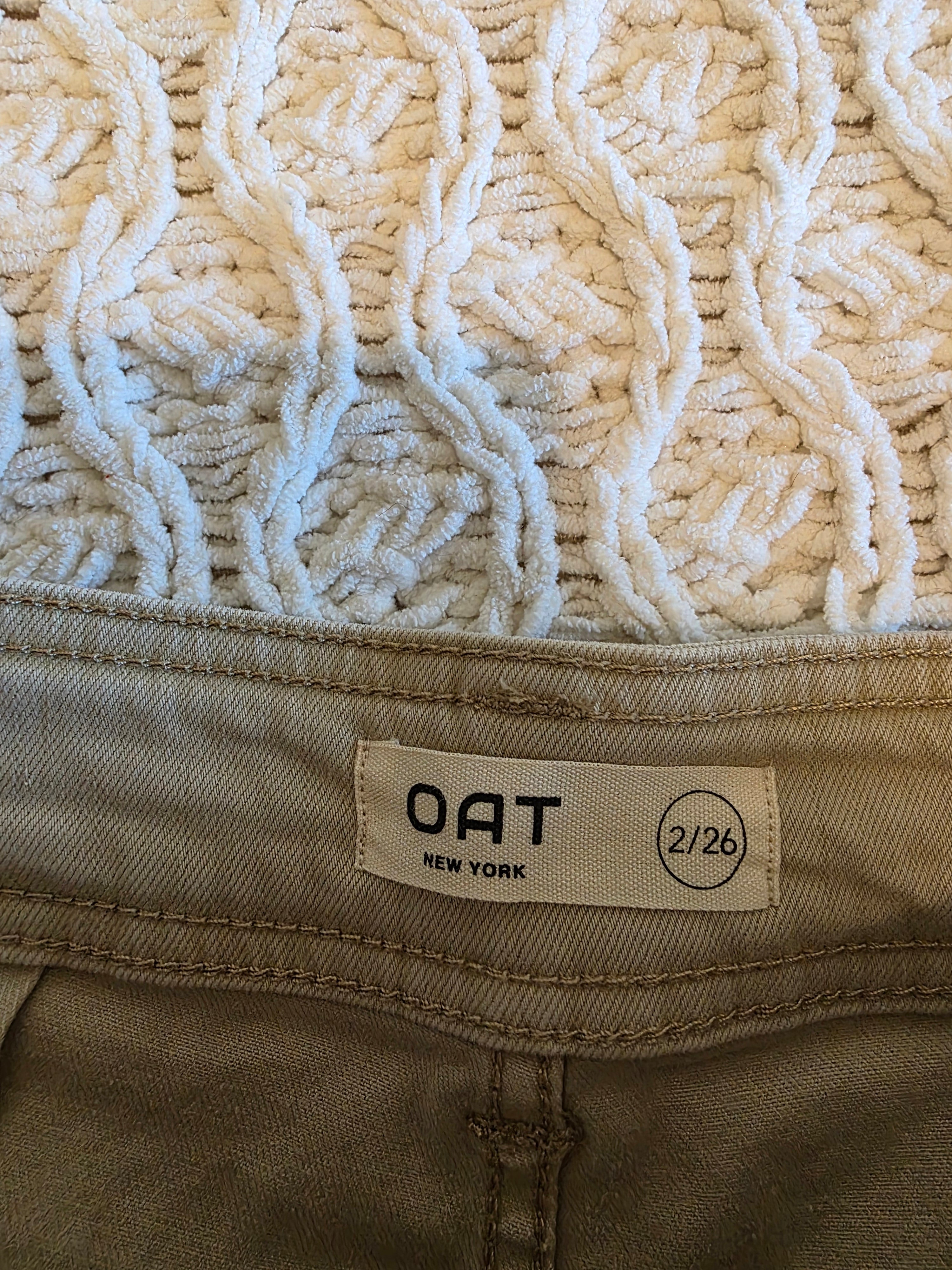 NEW Oat Neutral Wide Leg Jeans (2/26)