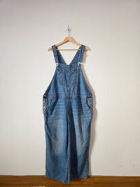 Baggy Wide Leg Denim Overalls (20)