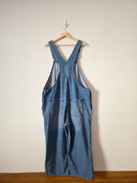 Baggy Wide Leg Denim Overalls (20)