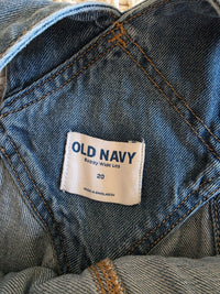 Baggy Wide Leg Denim Overalls (20)