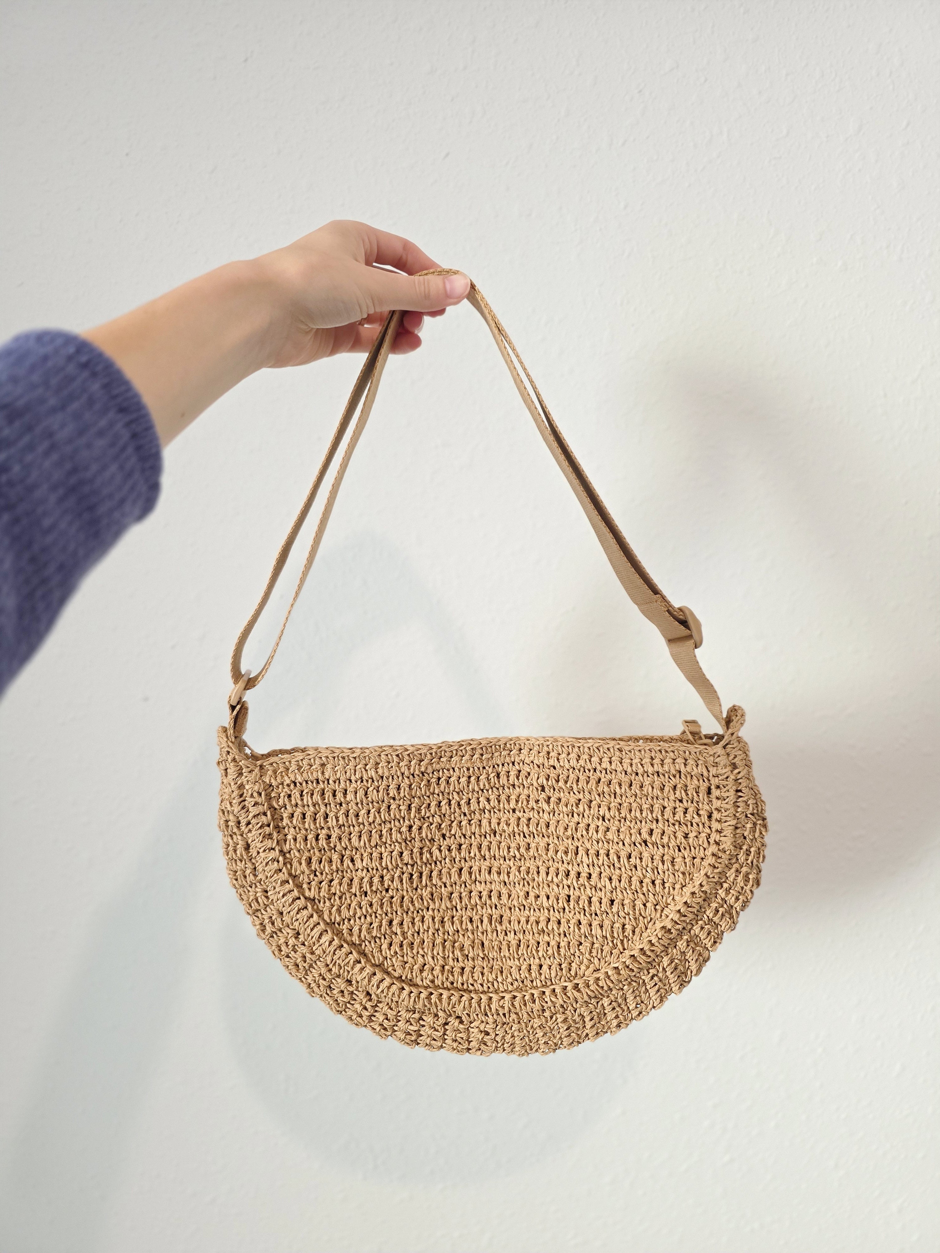Uniqlo Raffia Crossbody Bag