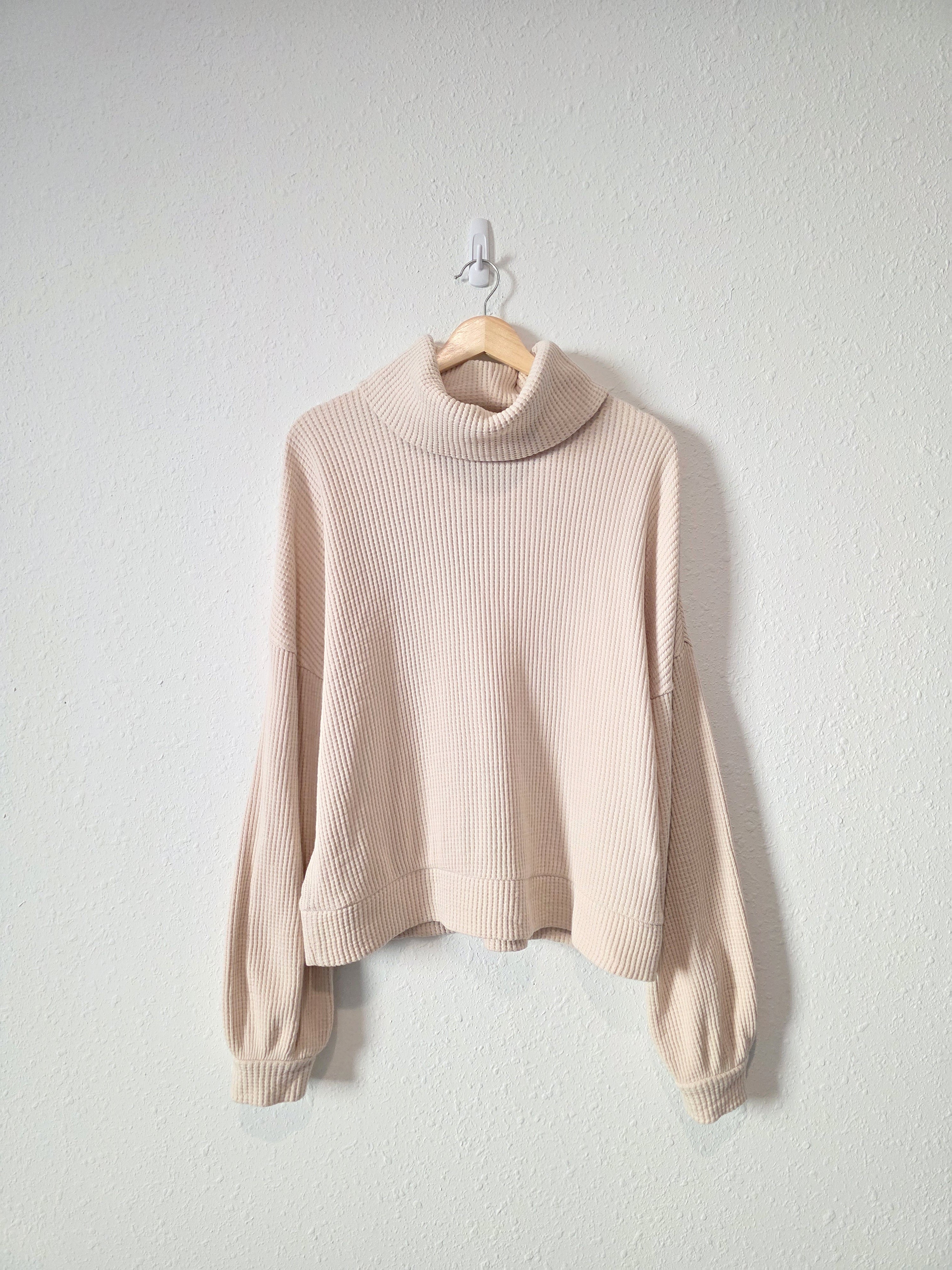 Banana Republic Waffle Turtleneck Sweater (L)