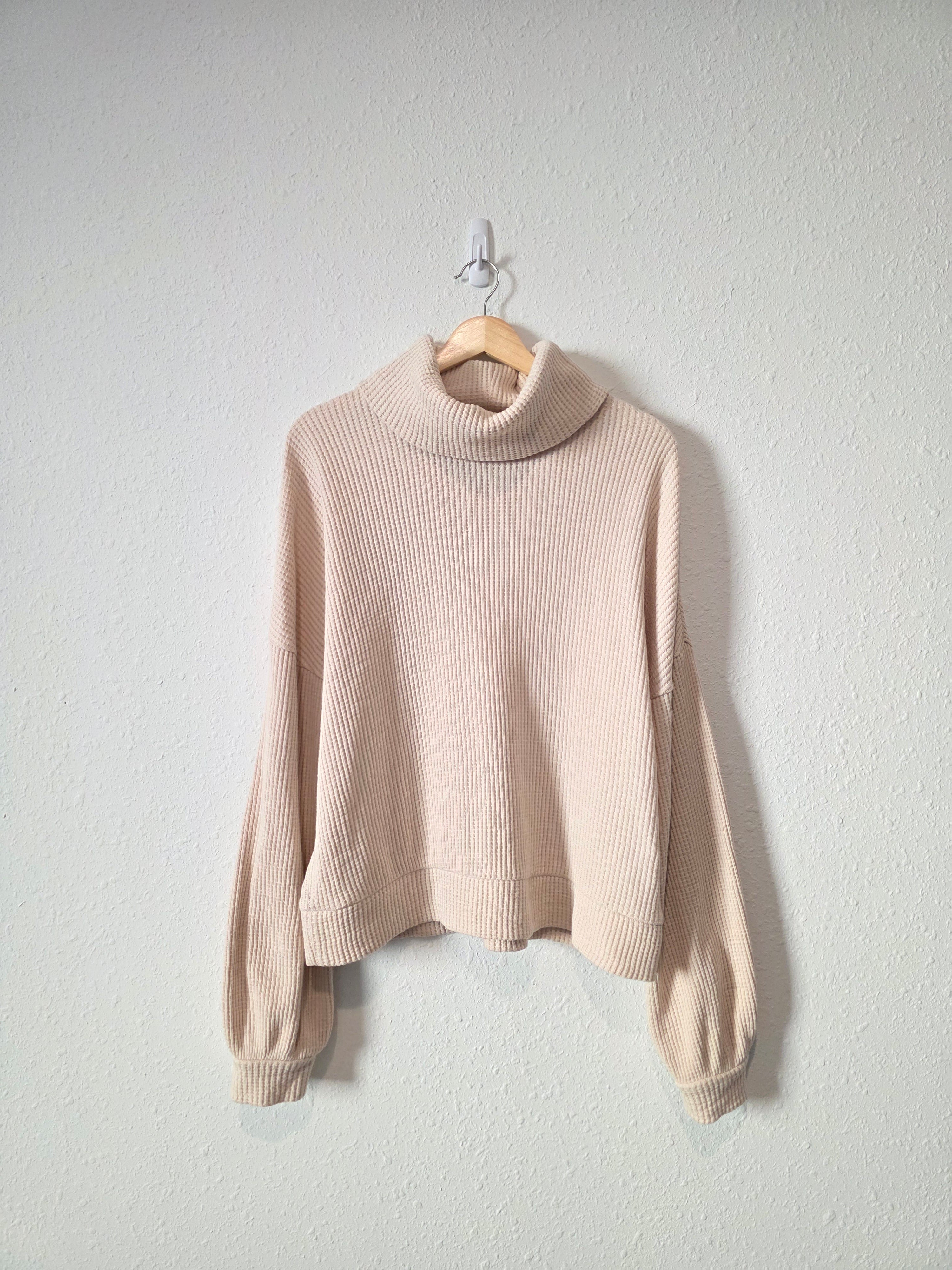 Banana Republic Waffle Turtleneck Sweater (L)