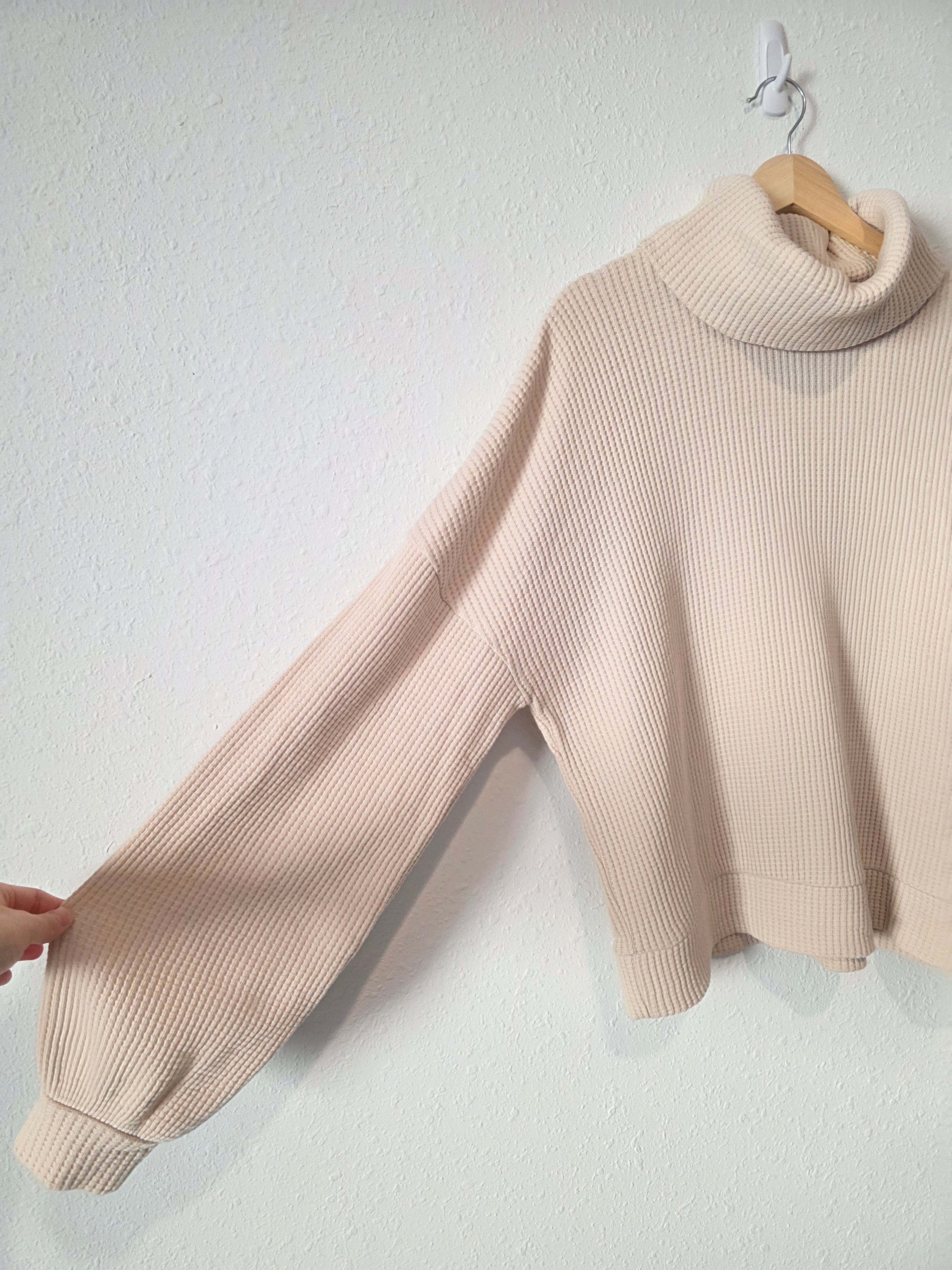 Banana Republic Waffle Turtleneck Sweater (L)