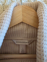 Banana Republic Waffle Turtleneck Sweater (L)