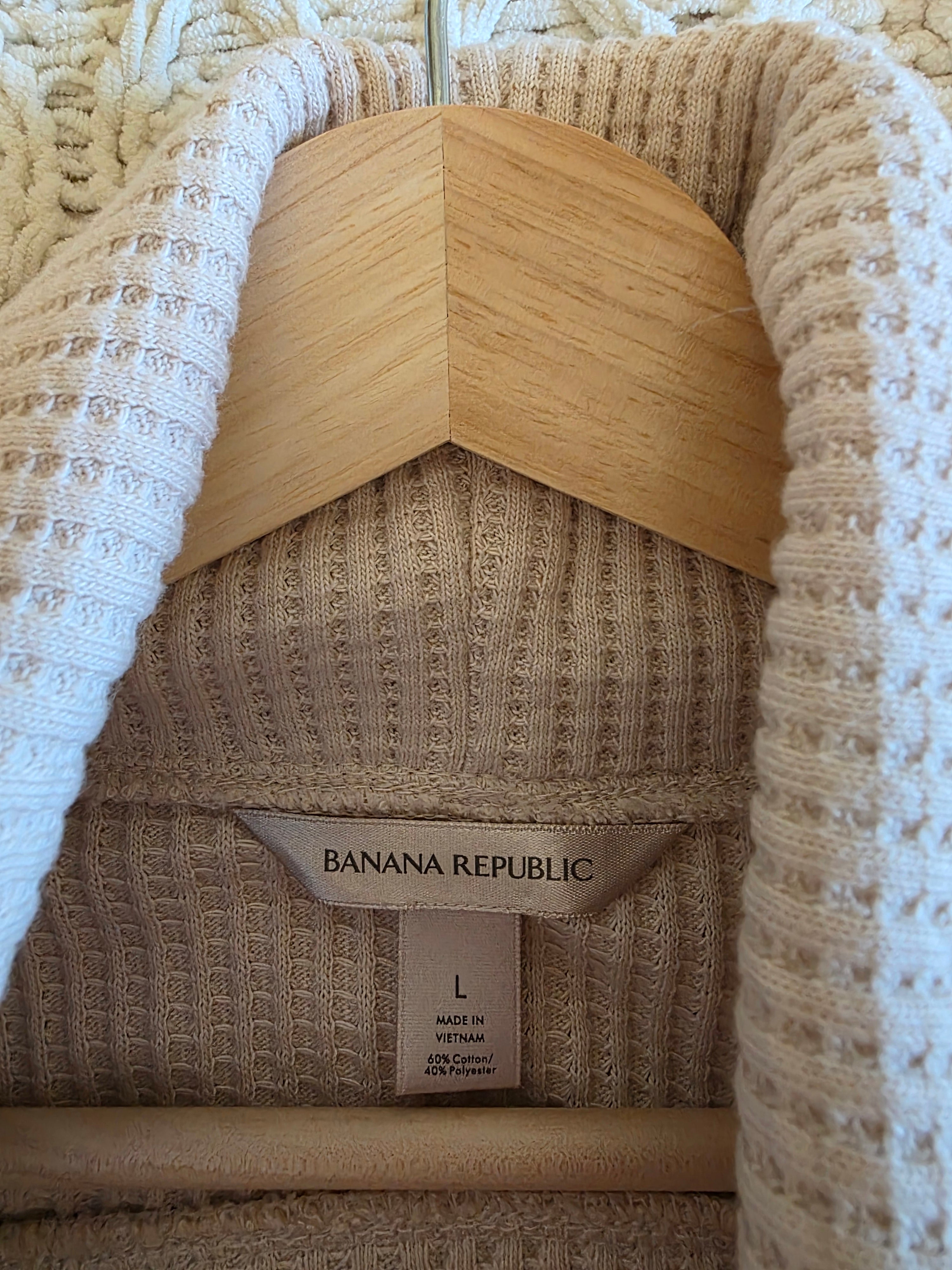 Banana Republic Waffle Turtleneck Sweater (L)