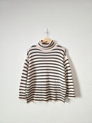 Loft Striped Turtleneck Sweater (XS)