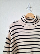 Loft Striped Turtleneck Sweater (XS)