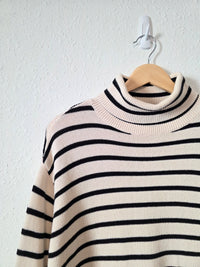 Loft Striped Turtleneck Sweater (XS)