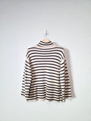 Loft Striped Turtleneck Sweater (XS)