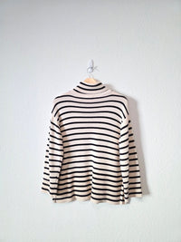 Loft Striped Turtleneck Sweater (XS)