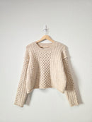 By Together Cable Knit Sweater (L)