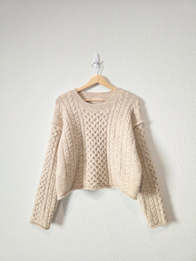By Together Cable Knit Sweater (L)