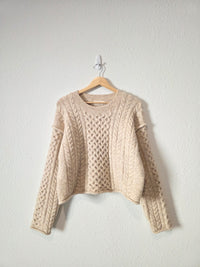 By Together Cable Knit Sweater (L)