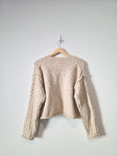 By Together Cable Knit Sweater (L)