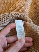 Aerie Brown Cotton Ribbed Sweater (M)