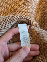 Aerie Brown Cotton Ribbed Sweater (M)