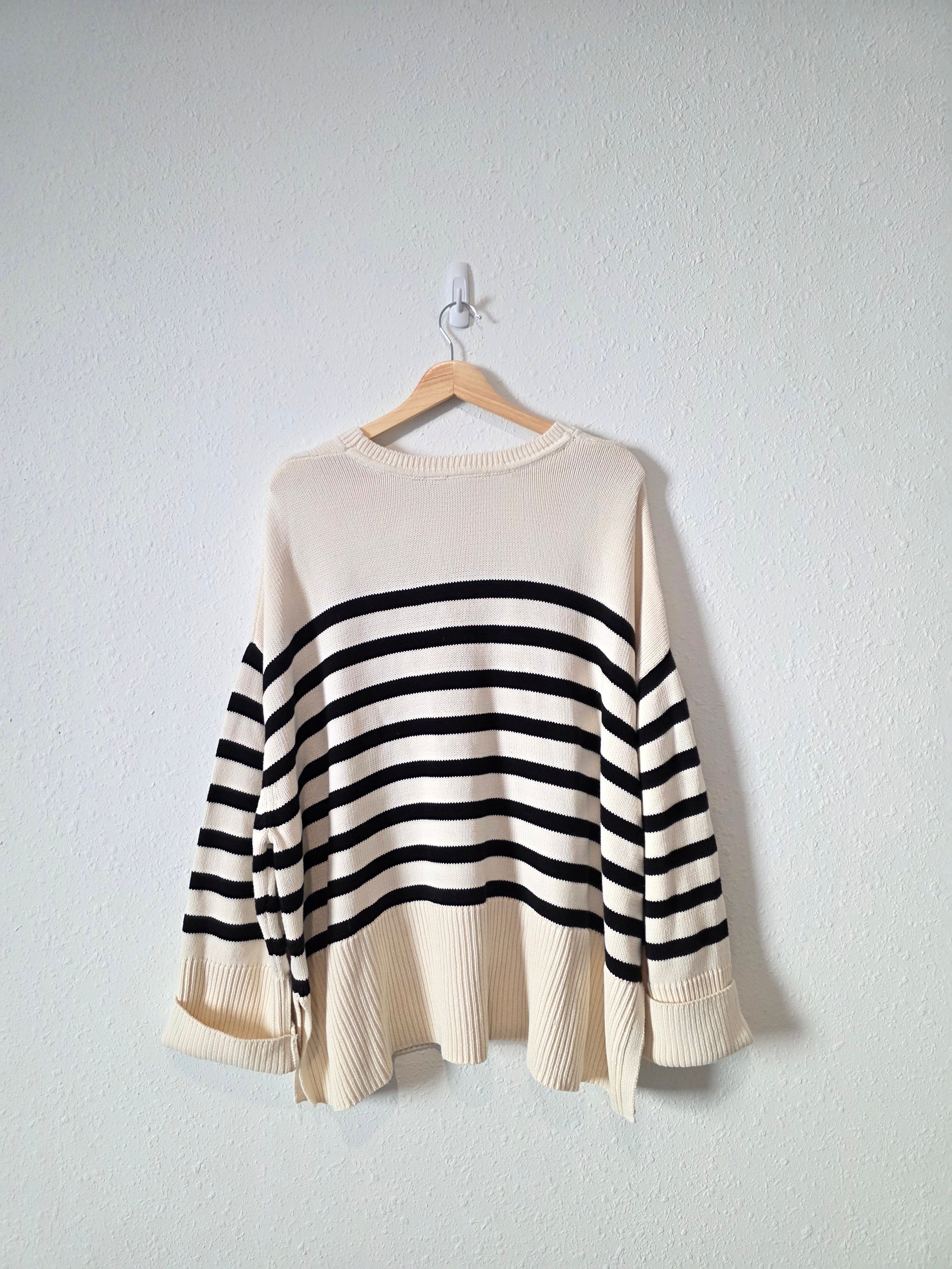 Gap Striped Cotton Sweater (XXL)