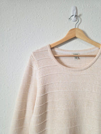 LL Bean Cotton Crewneck Sweater (L)