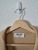 Oversized Waffle Shirt Jacket (M)
