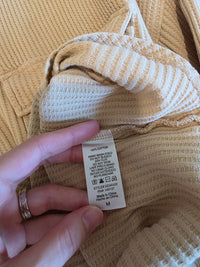 Oversized Waffle Shirt Jacket (M)