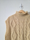 In Loom Chunky Cable Knit Sweater Vest (M/L)