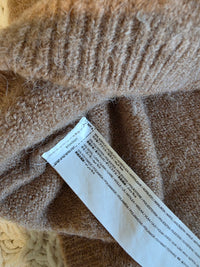 Mango Brown Cropped Sweater Vest (L)