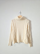 Madewell Chunky Cable Knit Sweater (S)