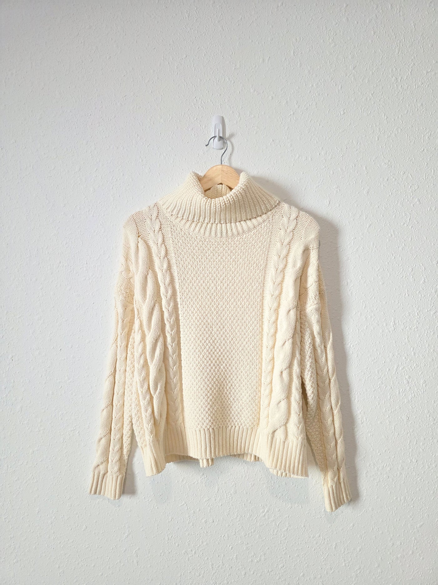Madewell Chunky Cable Knit Sweater (S)
