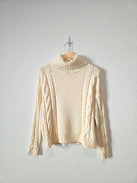 Madewell Chunky Cable Knit Sweater (S)