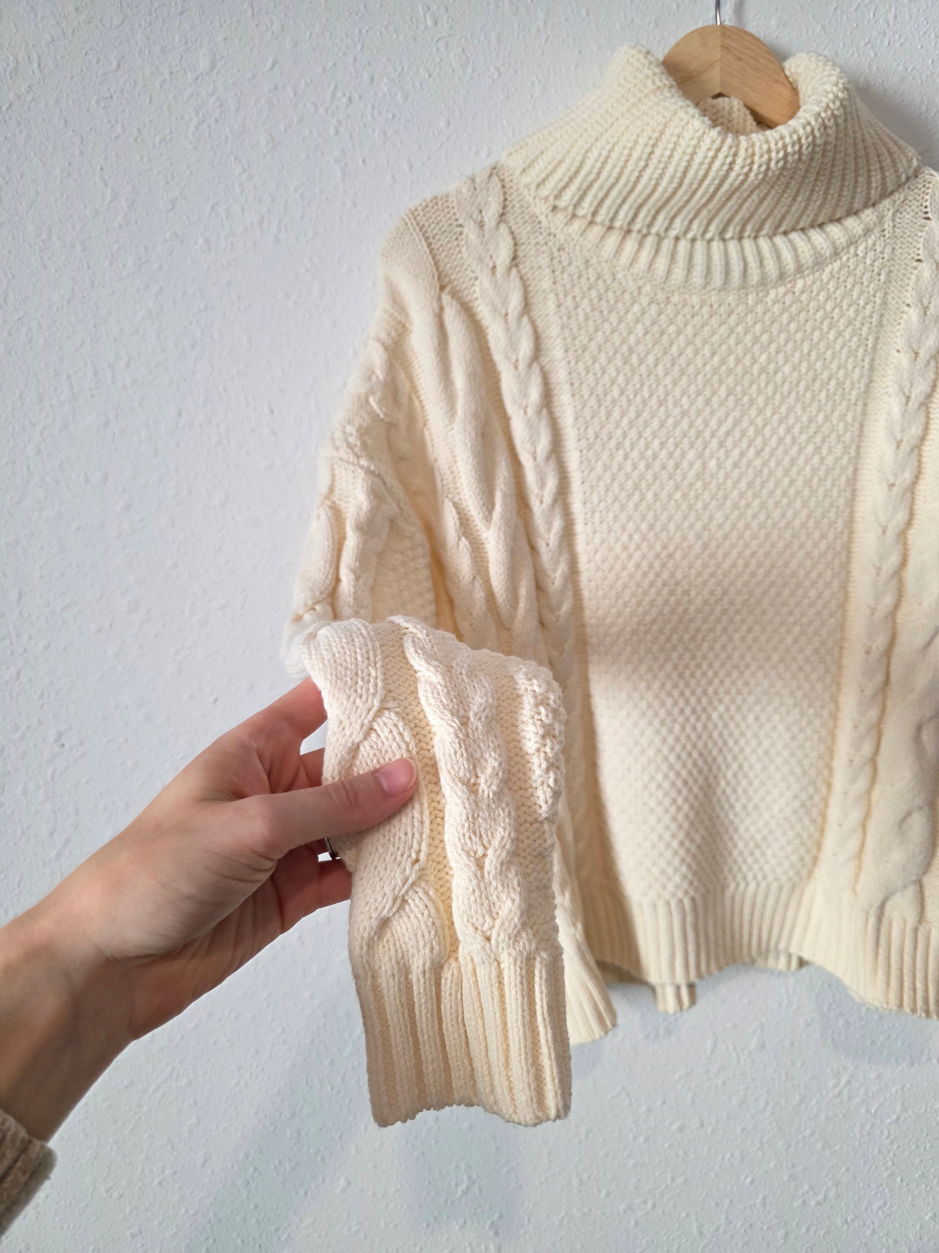 Madewell Chunky Cable Knit Sweater (S)