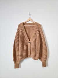 In Loom Chunky Cardigan Sweater (M/L)