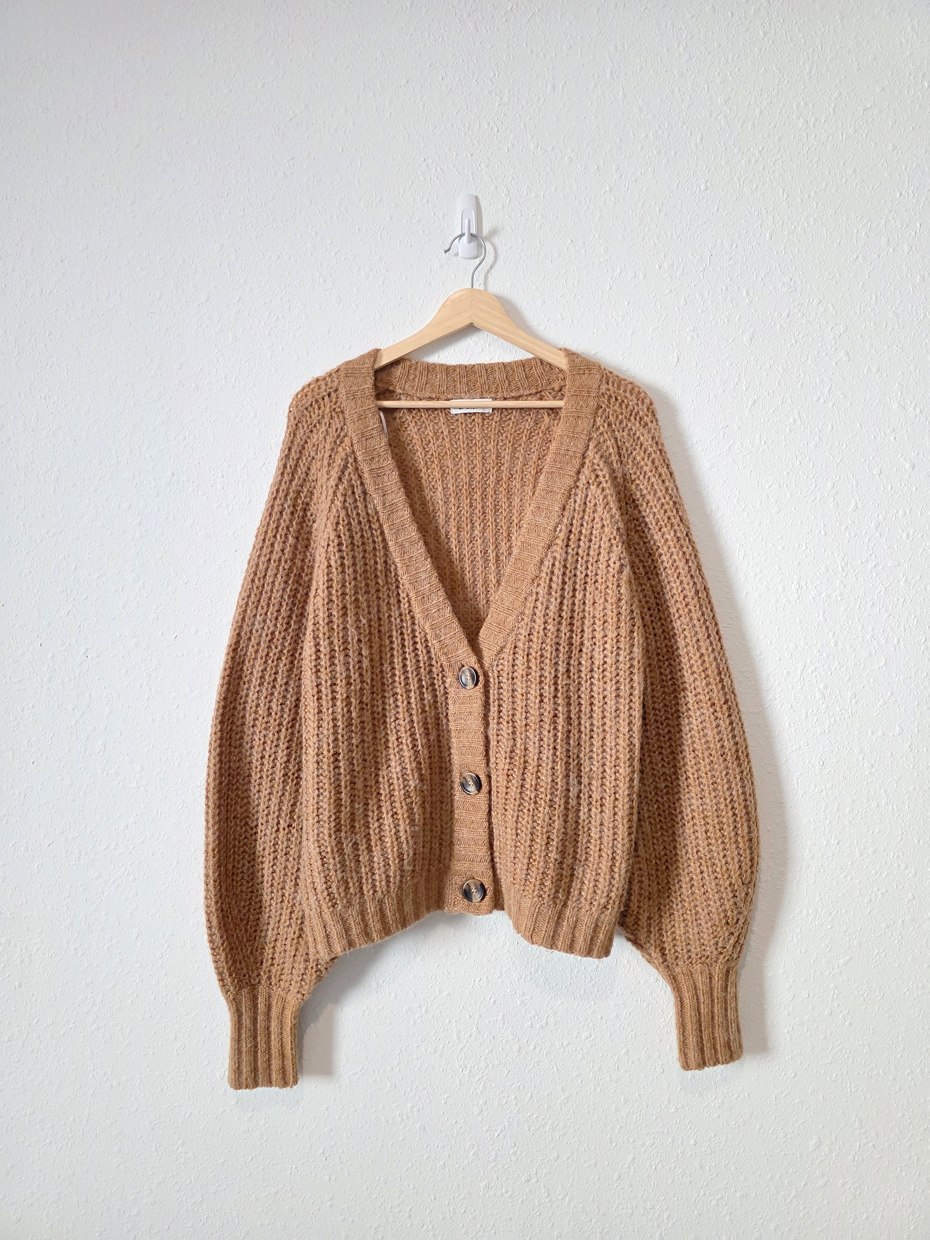 In Loom Chunky Cardigan Sweater (M/L)