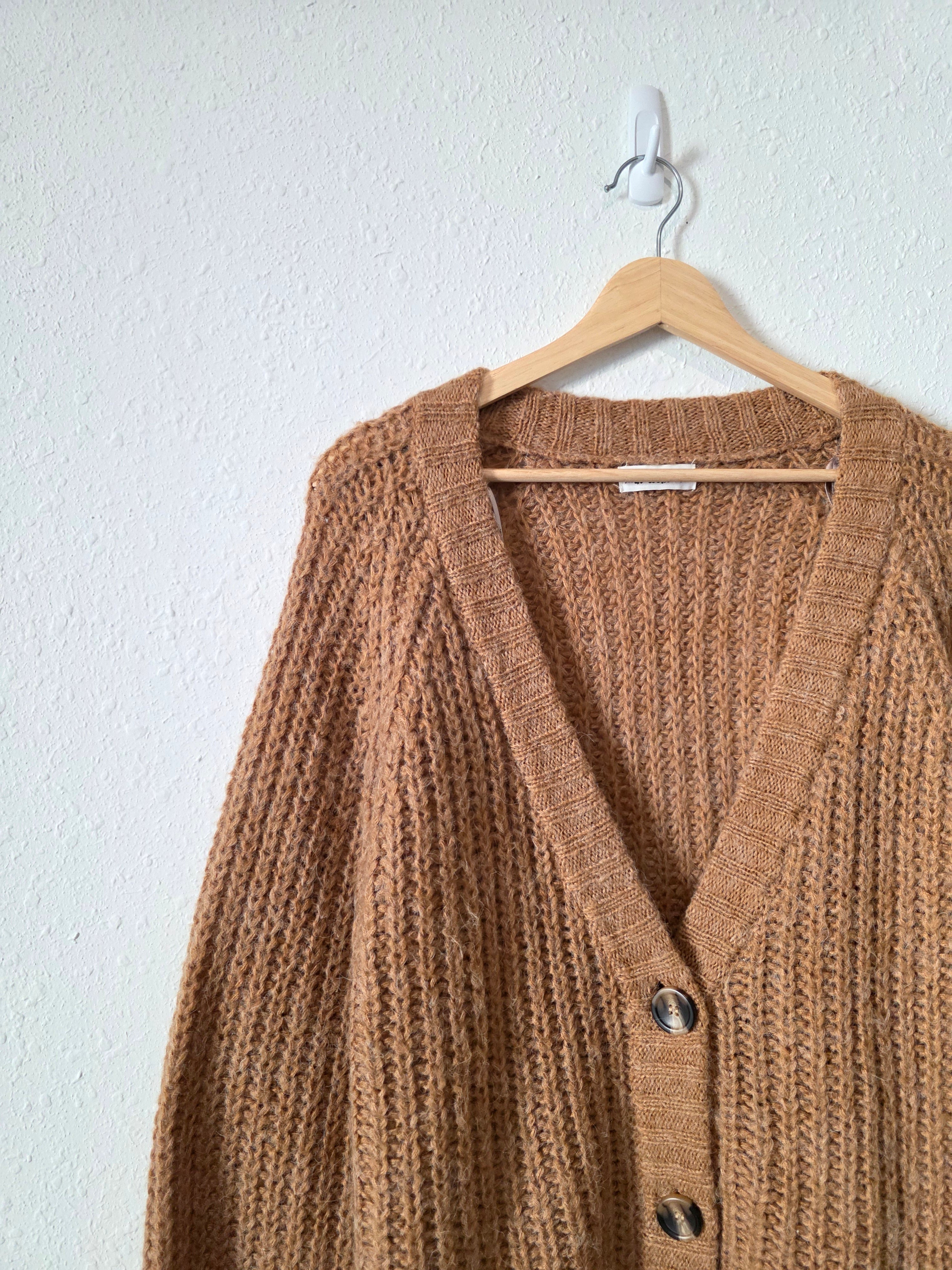 In Loom Chunky Cardigan Sweater (M/L)