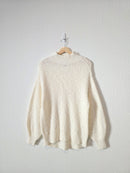 NEW Aerie Cotton Mockneck Sweater (S)