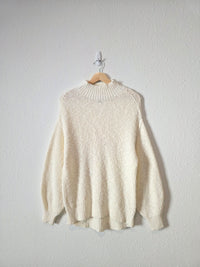 NEW Aerie Cotton Mockneck Sweater (S)