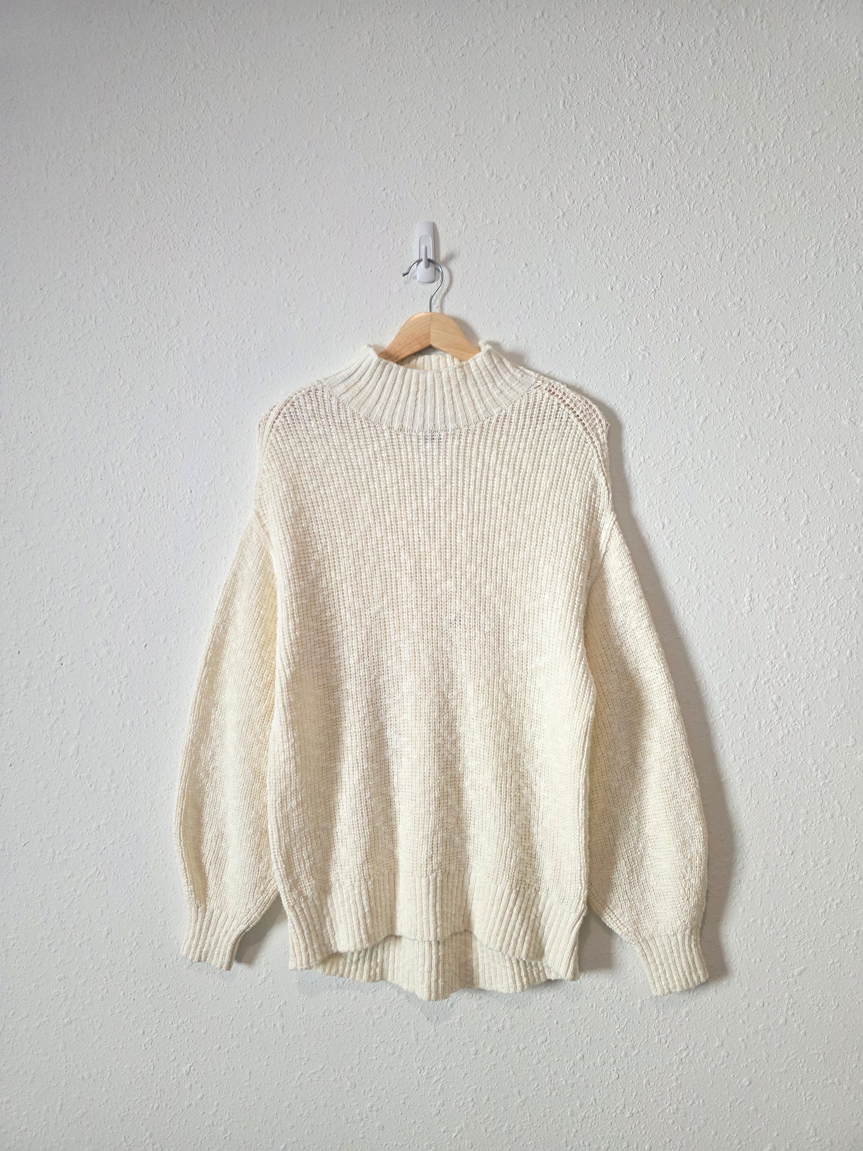 NEW Aerie Cotton Mockneck Sweater (S)