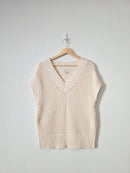 Oversized Chunky Sweater Vest (XS)