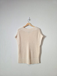 Oversized Chunky Sweater Vest (XS)