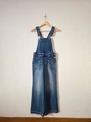Evereve Wide Leg Denim Overalls (25)
