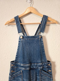 Evereve Wide Leg Denim Overalls (25)