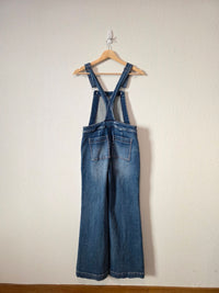 Evereve Wide Leg Denim Overalls (25)