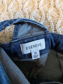 Evereve Wide Leg Denim Overalls (25)