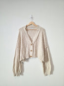 Textured Knit Cardigan Sweater (XXL)