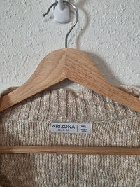 Textured Knit Cardigan Sweater (XXL)