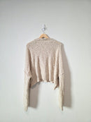 Textured Knit Cardigan Sweater (XXL)