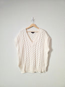 Ann Taylor Oversized Sweater Vest (S)